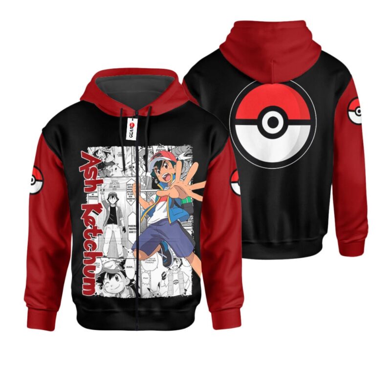 Ash Ketchum Premium Outerwear Mix Manga