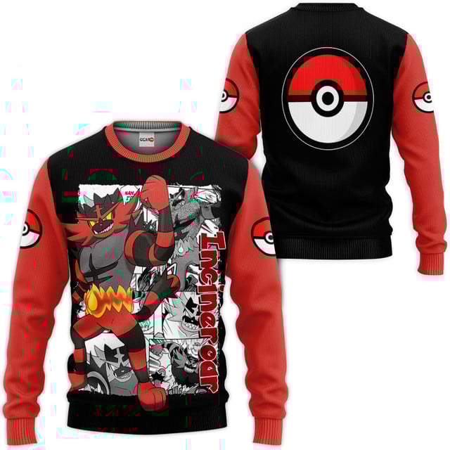 Incineroar Premium Outerwear Personalized Mix Manga