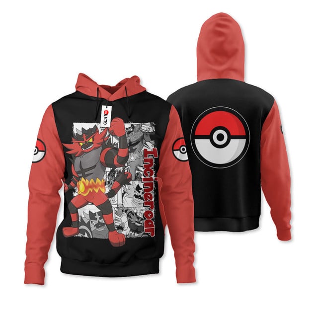 Incineroar Premium Outerwear Personalized Mix Manga