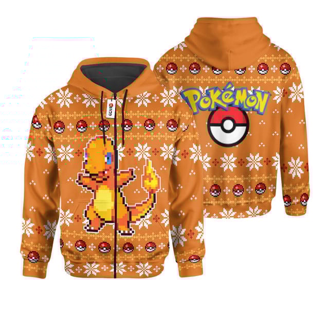Charmander Ugly Sweater Christmas Premium Outerwear