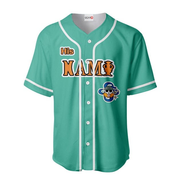 His Nami Baseball Jersey Custom Name