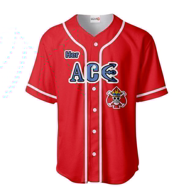 Her Ace Baseball Jersey Custom Name