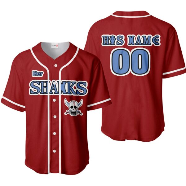 Her Shanks Baseball Jersey Custom Name