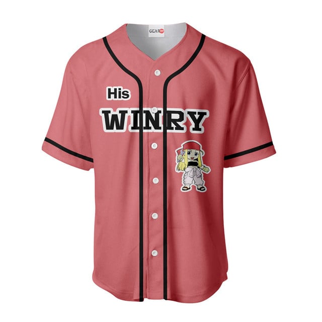 His Winry Rockbell Baseball Jersey Custom Name