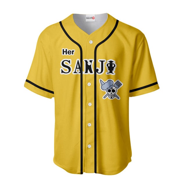 Her Sanji Baseball Jersey Custom Name