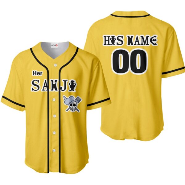 Her Sanji Baseball Jersey Custom Name