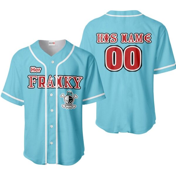 Her Franky Baseball Jersey Custom Name