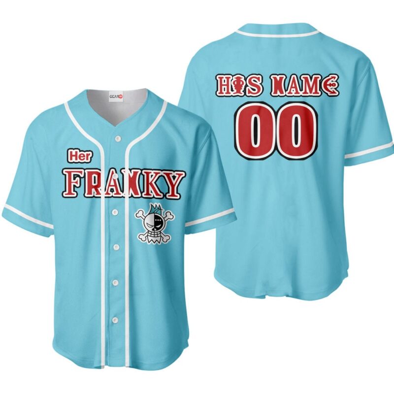 Her Franky Baseball Jersey Custom Name