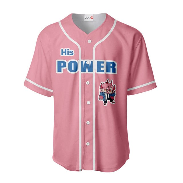 His Power Baseball Jersey Custom Name