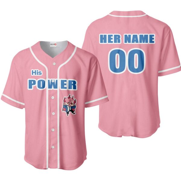 His Power Baseball Jersey Custom Name