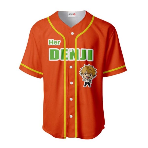 Her Denji Baseball Jersey Custom Name