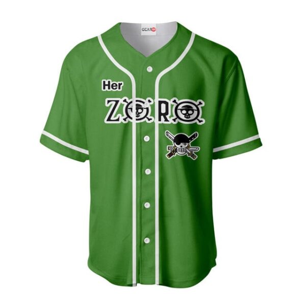 Her Zoro Baseball Jersey Custom Name