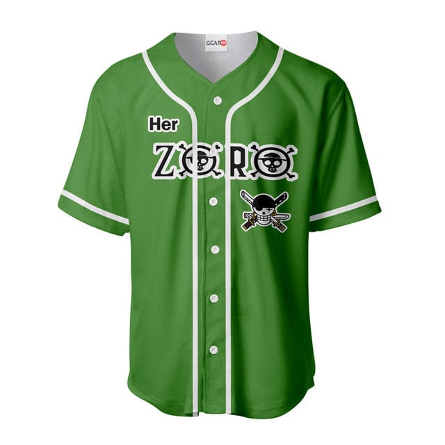 Her Zoro Baseball Jersey Custom Name