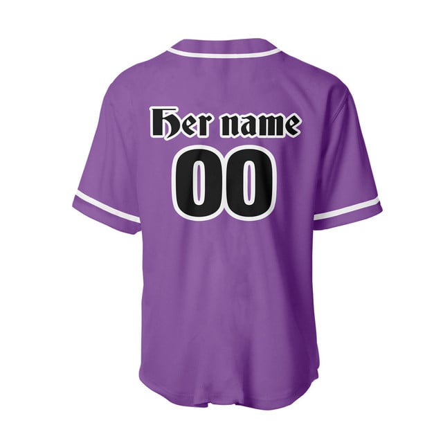 His Merlin Baseball Jersey Custom Name