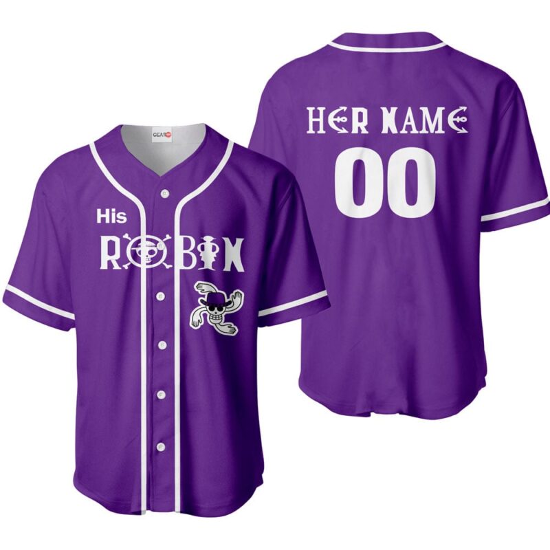 His Nico Robin Baseball Jersey Custom Name