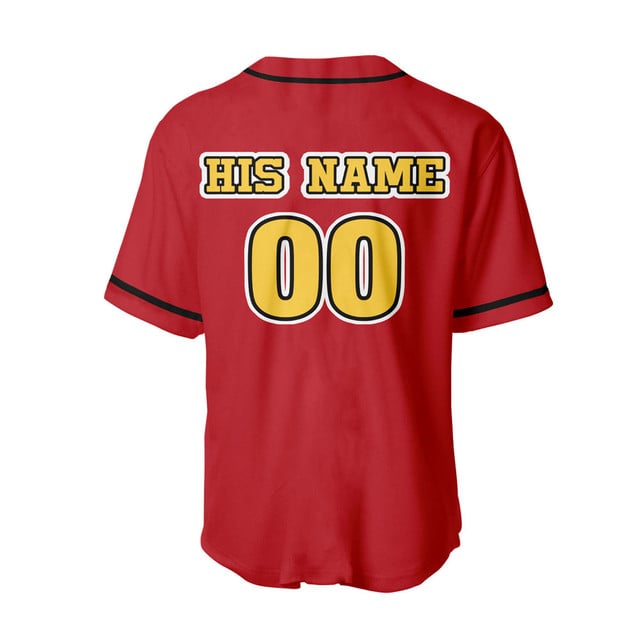 Her Edward Elric Baseball Jersey Custom Name