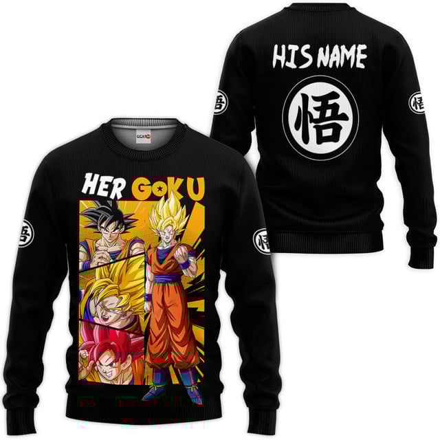 Her Goku Shirt Personalized Valentines Collection