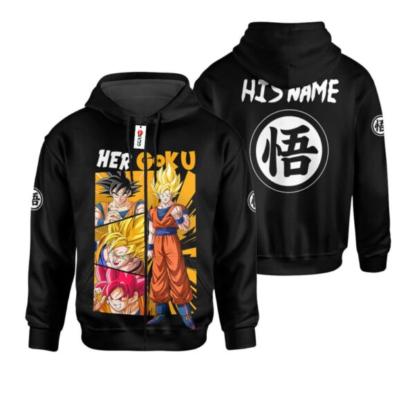 Her Goku Shirt Personalized Valentines Collection
