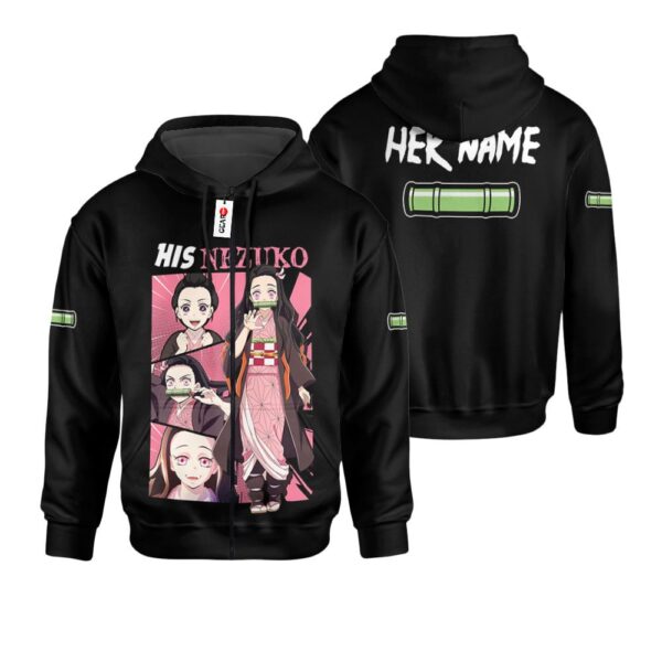 His Nezuko Shirt Personalized Valentines Collection