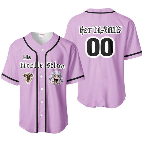 His Noelle Silva Baseball Jersey Custom Name