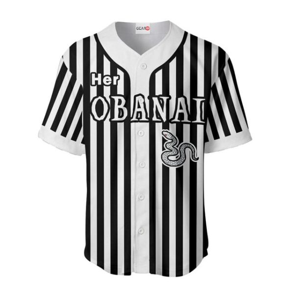 Her Obanai Iguro Baseball Jersey Custom Name