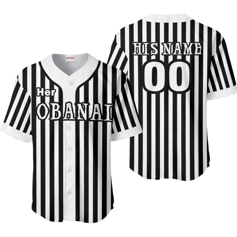 Her Obanai Iguro Baseball Jersey Custom Name