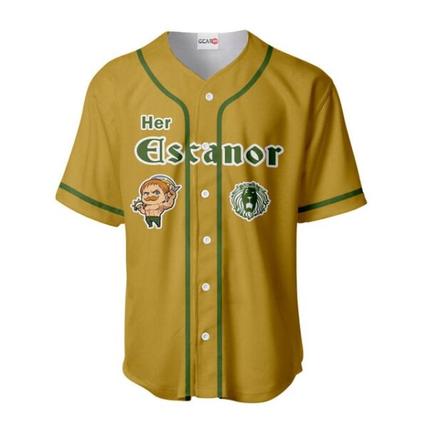 Her Escanor Baseball Jersey Custom Name