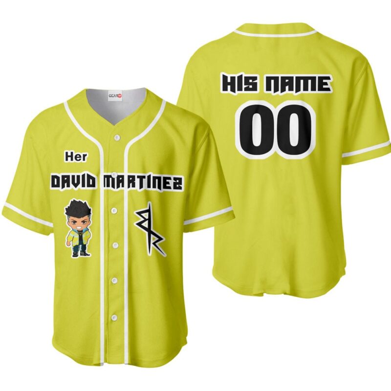 Her David Martinez Baseball Jersey Custom Name