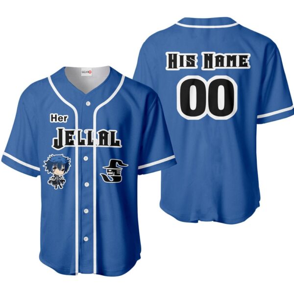 Her Jellal Fernandes Baseball Jersey Custom Name