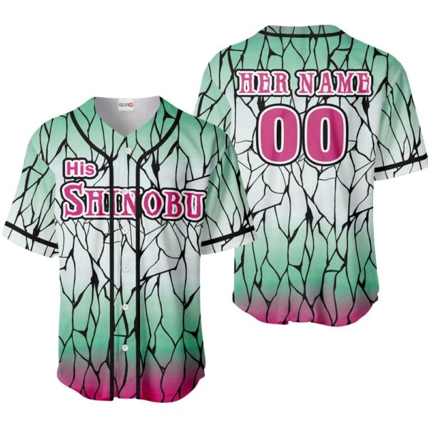 His Shinobu Kocho Baseball Jersey Custom Name