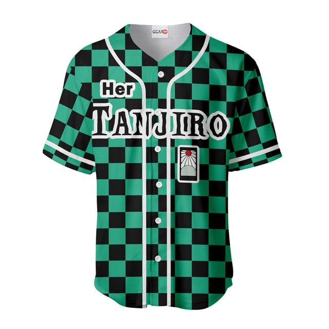 Her Tanjiro Baseball Jersey Custom Name