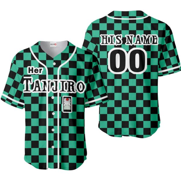 Her Tanjiro Baseball Jersey Custom Name