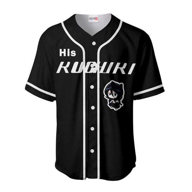 His Rukia Kuchiki Baseball Jersey Custom Name