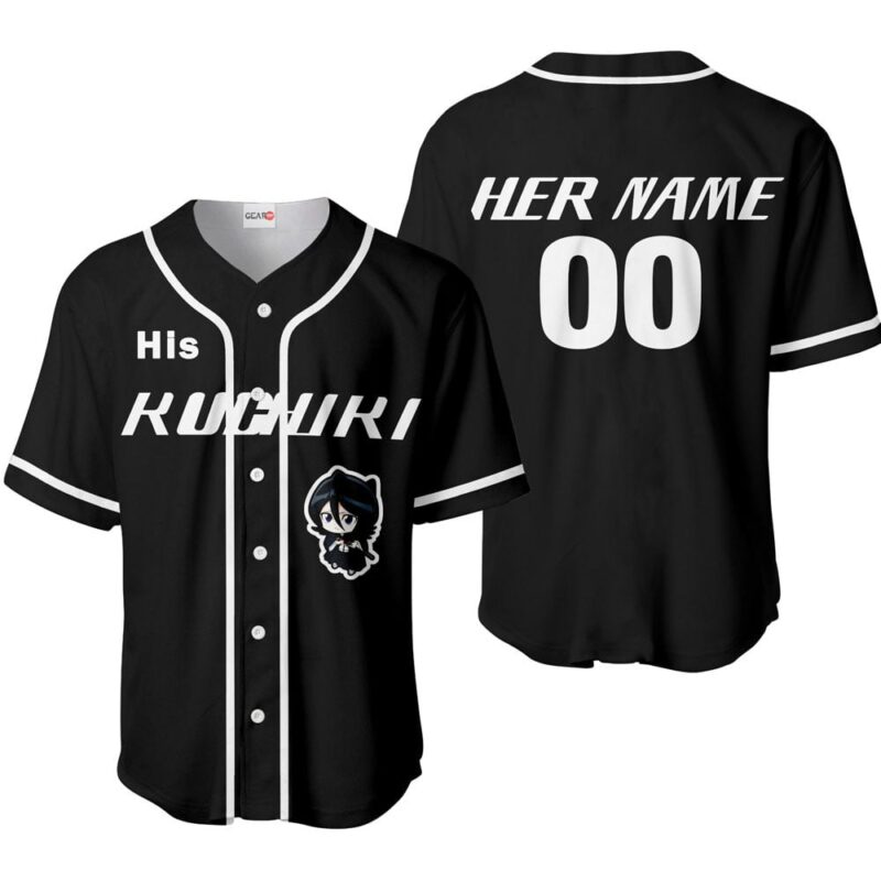 His Rukia Kuchiki Baseball Jersey Custom Name