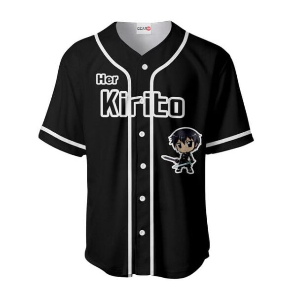 Her Kirito Baseball Jersey Custom Name