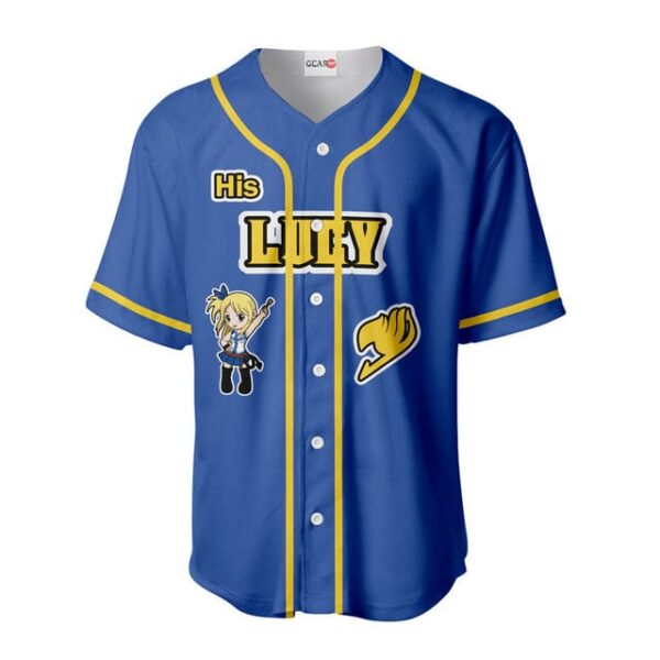 His Lucy Heartfilia Baseball Jersey Custom Name