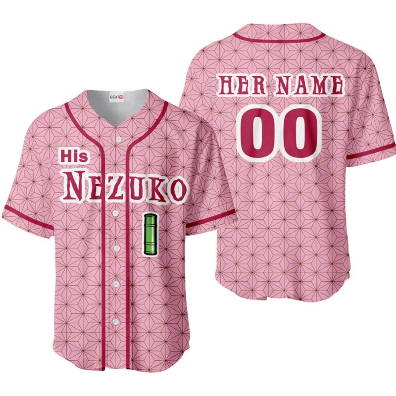 His Nezuko Baseball Jersey Custom Name