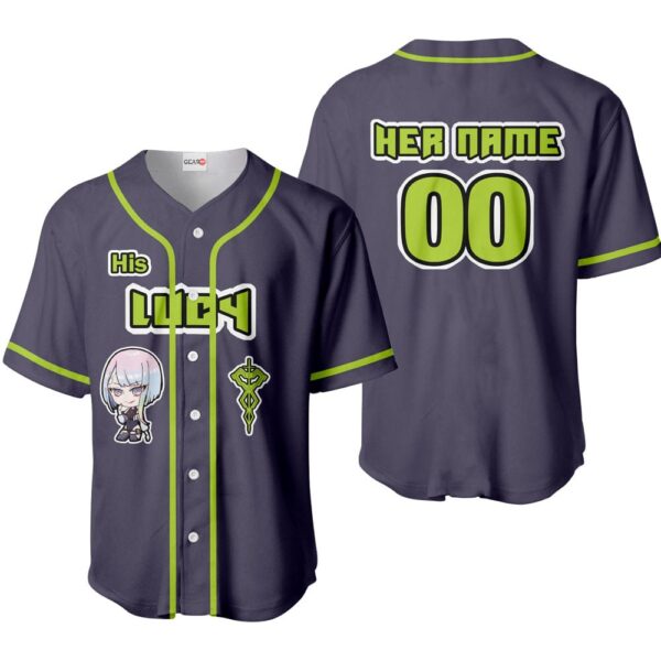 His Lucy Baseball Jersey Custom Name