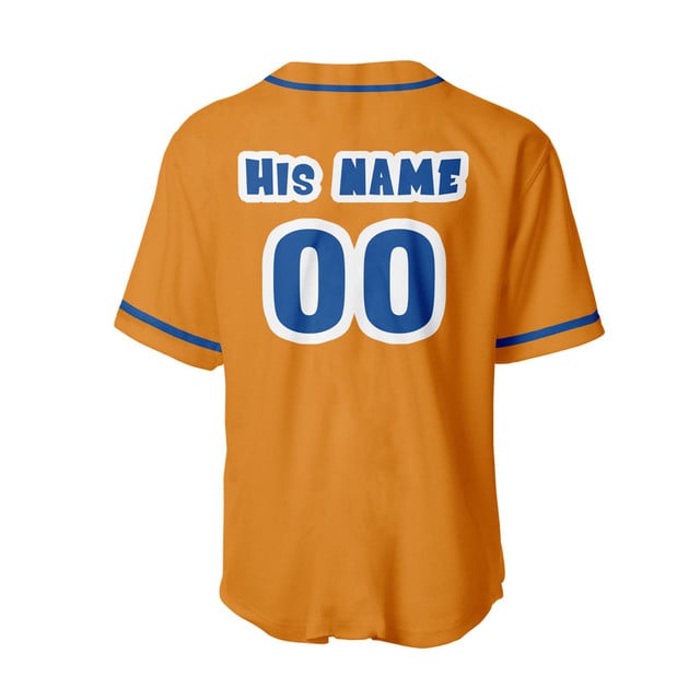 Her Goku Baseball Jersey Custom Name