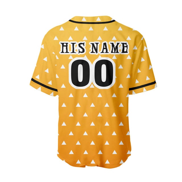 Her Zenitsu Baseball Jersey Custom Name