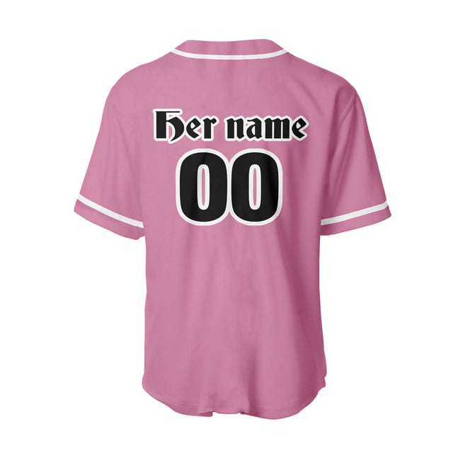 His Elizabeth Liones Baseball Jersey Custom Name