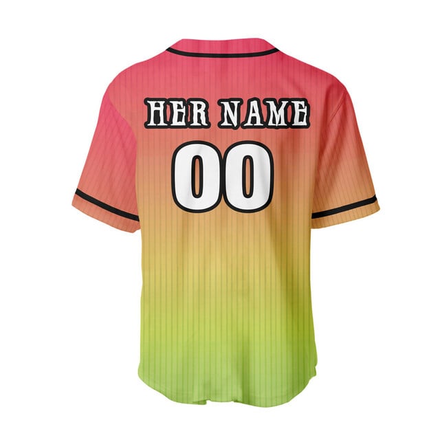 His Mitsuri Kanroji Baseball Jersey Custom Name