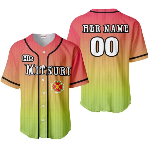 His Mitsuri Kanroji Baseball Jersey Custom Name
