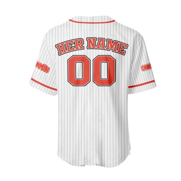 Power Baseball Jersey - Waifu Personalized Edition