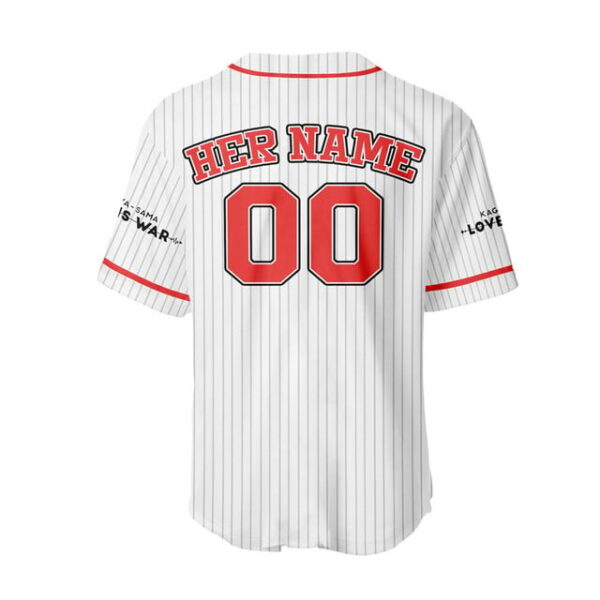 Kaguya Shinomiya Baseball Jersey - Waifu Personalized Edition