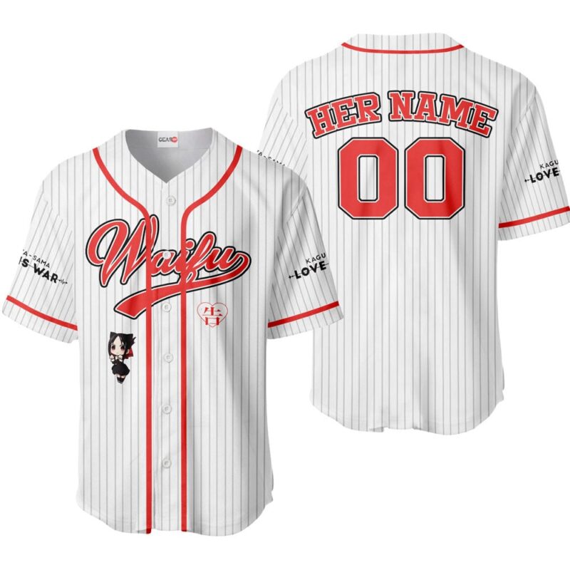 Kaguya Shinomiya Baseball Jersey - Waifu Personalized Edition