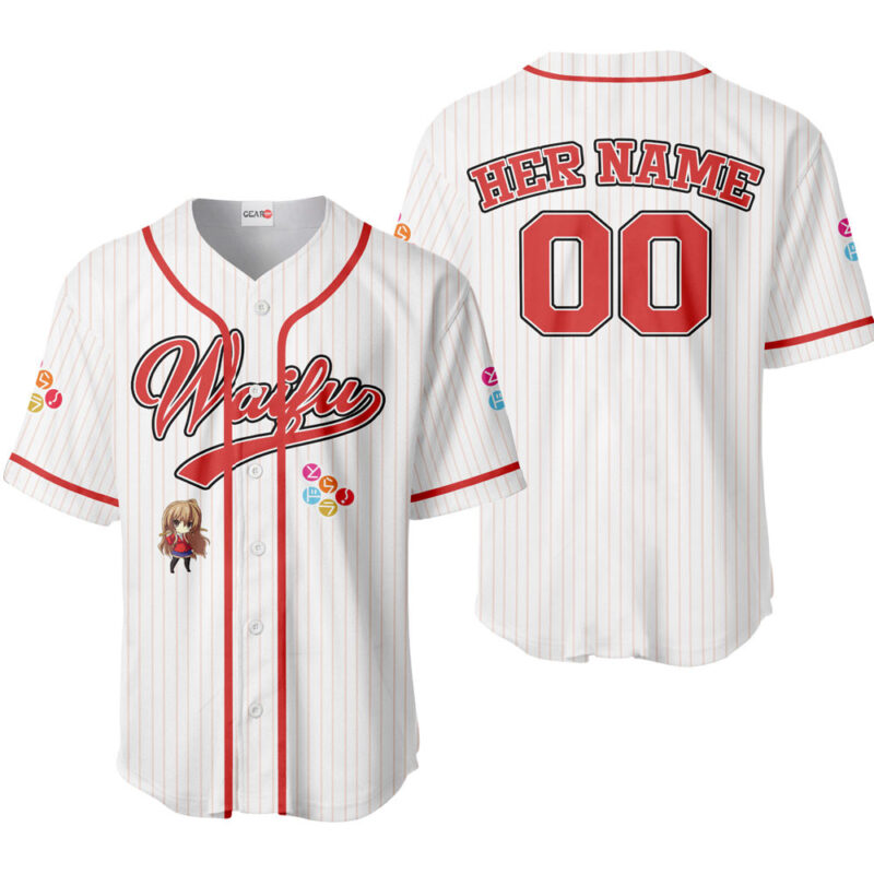 Taiga Aisaka Baseball Jersey - Waifu Personalized Edition