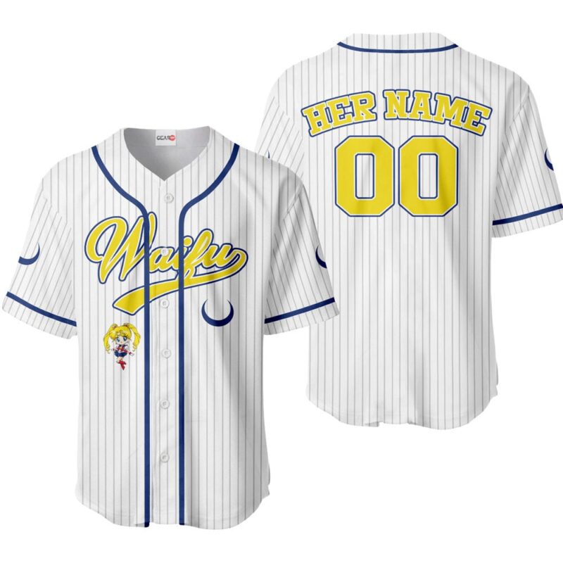 Usagi Moon Baseball Jersey - Waifu Personalized Edition