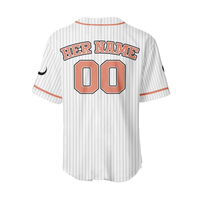Luna Cat Baseball Jersey - Waifu Personalized Edition