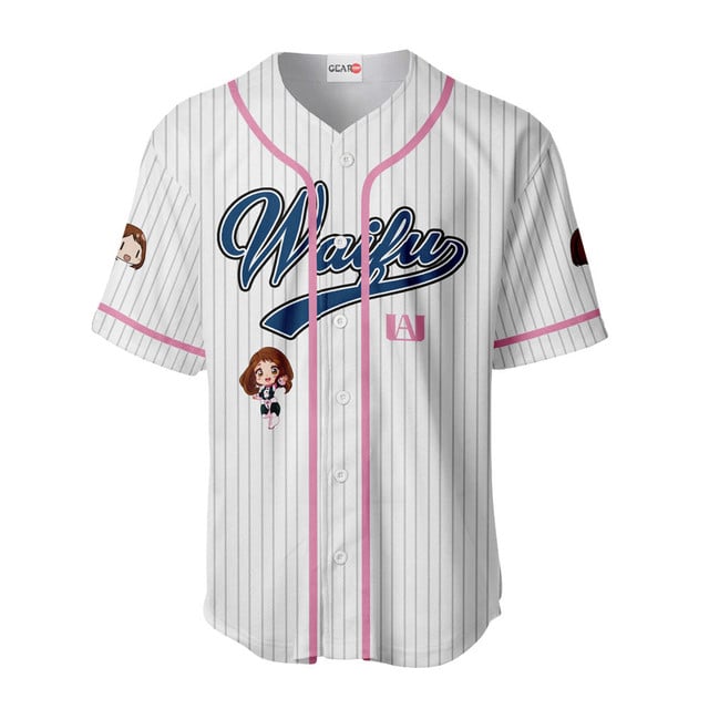 Ochako Uraraka Baseball Jersey - Waifu Personalized Edition